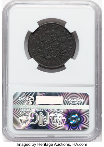 image for: 1802 1C S-242, B-19, R.2, VF20 Brown NGC. NGC Census: (3/10)....