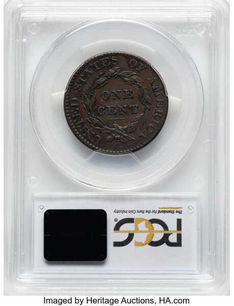 image for: 1825 1c PCGS XF45 BN