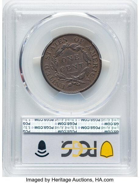 image for: 1818 N-6 1c PCGS VF35 BN