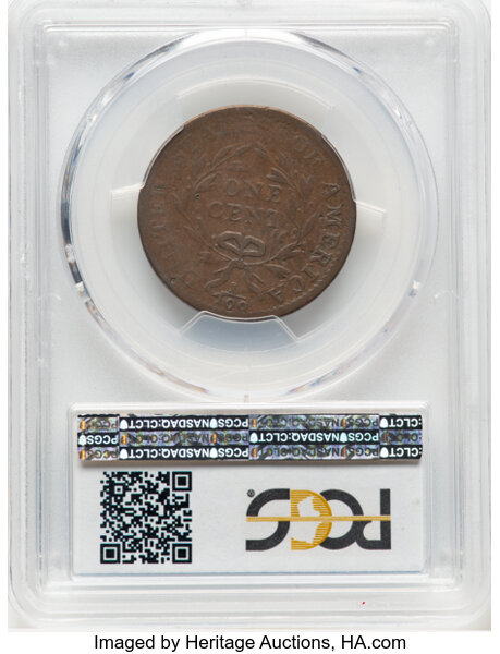 image for: 1794 Head of 1794, S-59  1c PCGS F15 BN