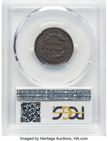 image for: 1834 1/2 C C-1, B-1, R.1, XF45 PCGS.  Mintage 141,000....