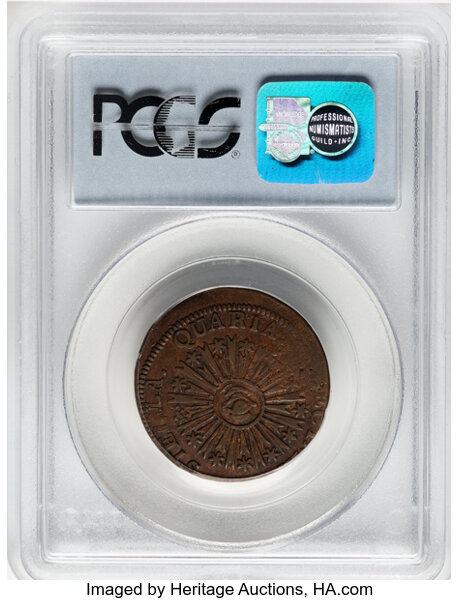 image for: 1785 Vermont Copper, VERMONTS, RR-3, Bressett 2-B, W-2010, R.5, VF25 PCGS. PCGS Population: (0/5)....