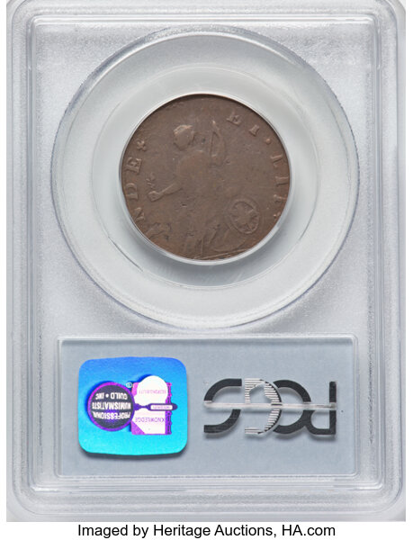 image for: 1788 Vermont Copper, GEORGIVS III REX, RR-31, Vlack 22-88VT, Bressett 24-U, Miller 100-I, W-2260, W-8090, R.4, VF25 PCGS. PC...