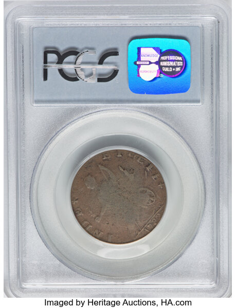 image for: 1788 Vermont Copper, Bust Right, RR-29, Bressett 22-U, W-2220, R.5, Fine 15 PCGS. PCGS Population: (2/4)....