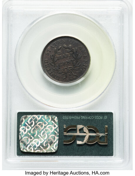 image for: 1808/7 1/2 C C-2, B-2, R.3, VF20 PCGS. CAC. Housed in a Generation 3.1 green holder. PCGS Population: (16/29). CAC Populati...