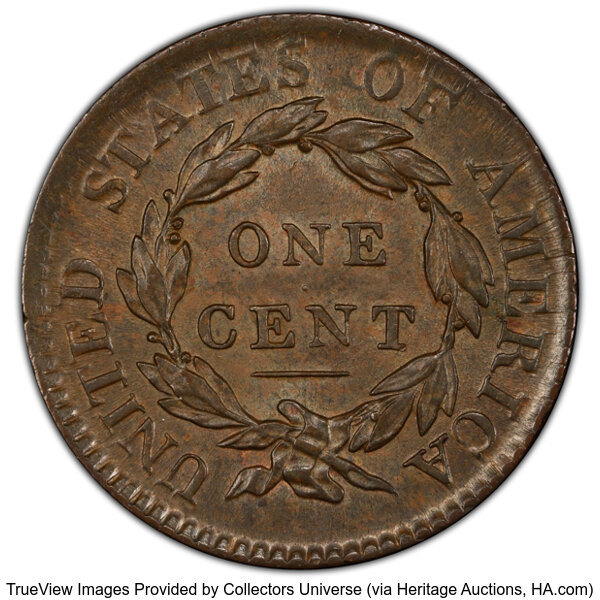 image for: 1817 13 Stars, N-8 1c PCGS MS62 BN