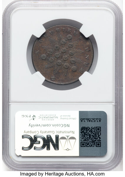 image for: Kentucky Plain Edge Token NGC AU58 BN
