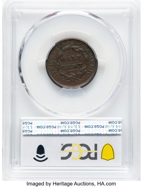 image for: 1809 9 Over Inverted 9 1/2c PCGS XF45 BN