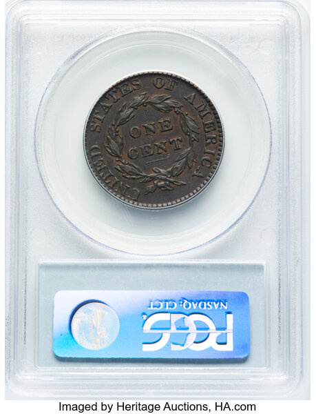 image for: 1822 1C N-2, R-3, XF40 PCGS. PCGS Population: (30/151).  Mintage 2,072,339....