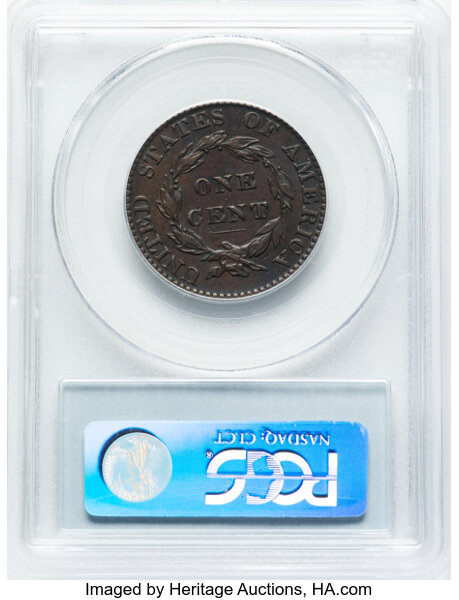 image for: 1821 N-2 1c PCGS VF35 BN