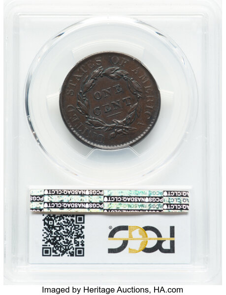 image for: 1820/19 N-1 1c PCGS XF40 BN