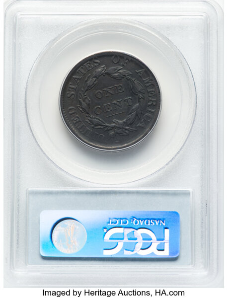 image for: 1813 1C S-293, B-1, R.2, VF35 PCGS. PCGS Population: (27/103).  Mintage 418,000....