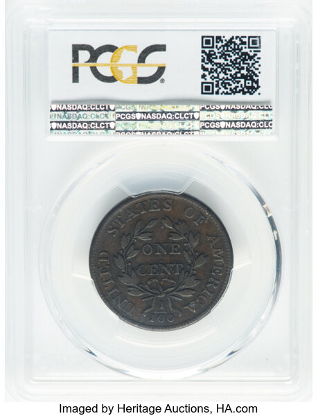 image for: 1807 1C Large Fraction, S-276, B-6, R.1, VF30 PCGS. CAC. PCGS Population: (13/41). CAC Population: (2/7). Mintage 829,221....
