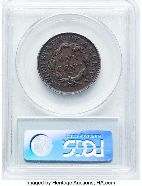 image for: 1826 N-5 1c PCGS XF45 BN