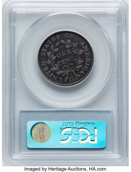 image for: 1801 1C S-222, B-16, R.1, VF30 PCGS. PCGS Population: (15/53).  Mintage 1,362,837....