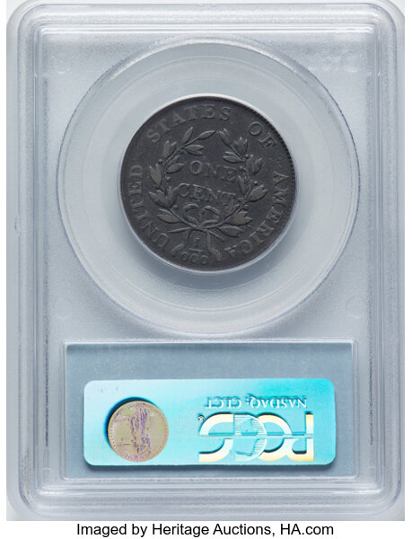 image for: 1801 1C 1/000, S-223, B-17, R.1, VF30 PCGS. PCGS Population: (4/11)....