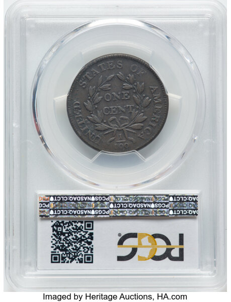 image for: 1801 1C 100/000, S-221, B-5, R.2, VF25 PCGS. Ex: Heard. PCGS Population: (1/7)....