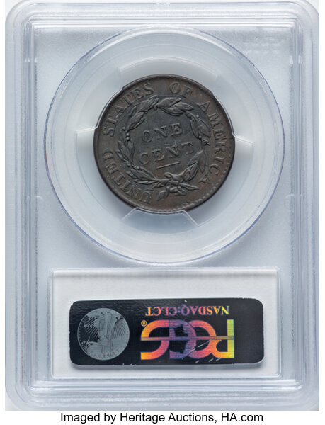 image for: 1818 N-6 1c PCGS XF40 BN