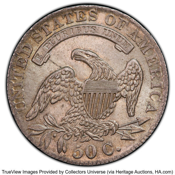 image for: 1833 50C O-114, R.2, MS63 PCGS.  Mintage 5,206,000....