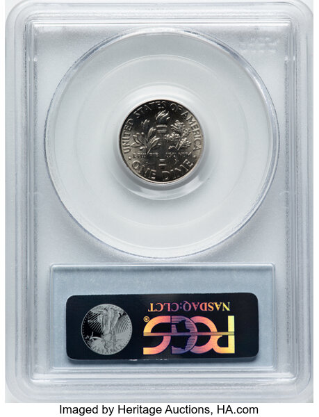 image for: 2009-P 10C Satin Finish SP68 Full Bands PCGS....