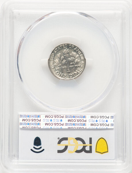 image for: 1982 10C No Mintmark - Strong MS65 Full Bands PCGS....