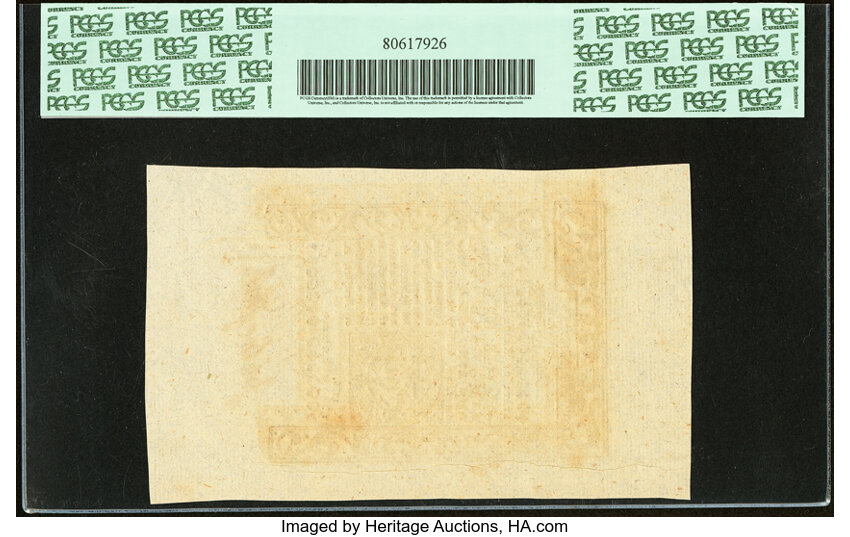 image for: May 1776 Rhode Island 1s PCGS CU65 (Fr. RI292)