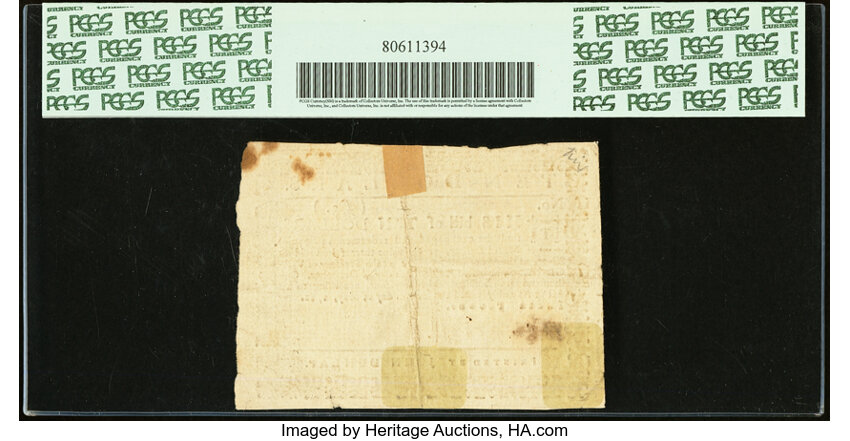 image for: Virginia May 7, 1781 $10 PCGS Apparent Extremely Fine 45....