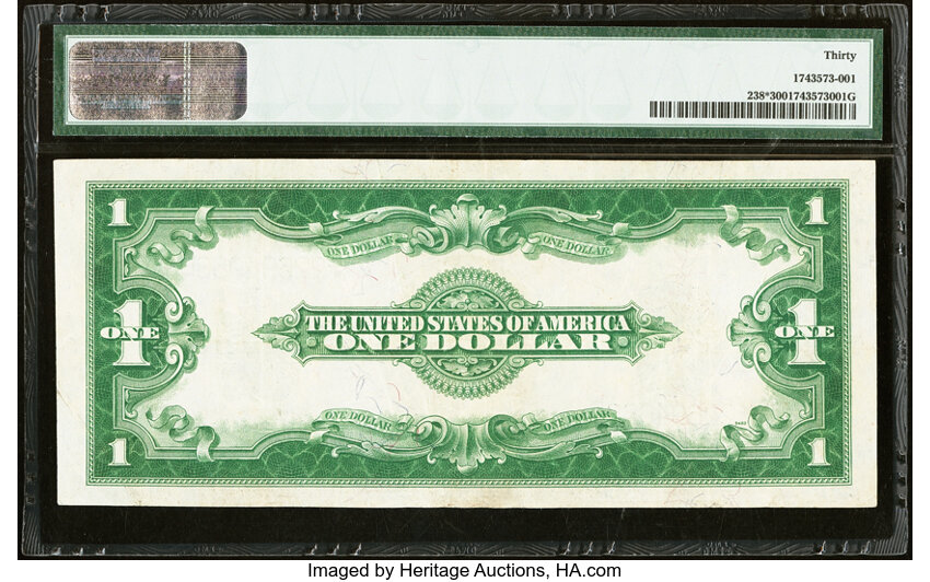 image for: Fr. 238* $1 1923 Silver Certificate Star Note PMG Very Fine 30....