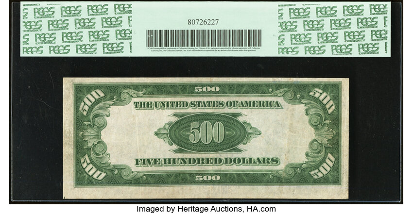 image for: Fr. 2202-L $500 1934A Mule Federal Reserve Note. PCGS Very Fine 30....