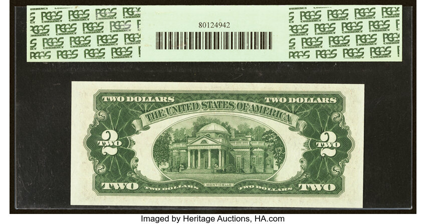 image for: Fr. 1509* $2 1953 Legal Tender Star Note. PCGS Gem New 66PPQ....