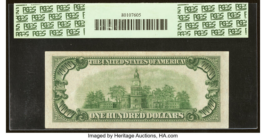 image for: Fr. 2152-D* $100 1934 Federal Reserve Star Note. PCGS About New 50PPQ....