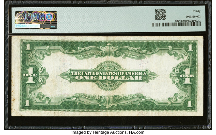 image for: Fr. 237* $1 1923 Silver Certificate Star Note PMG Very Fine 30....