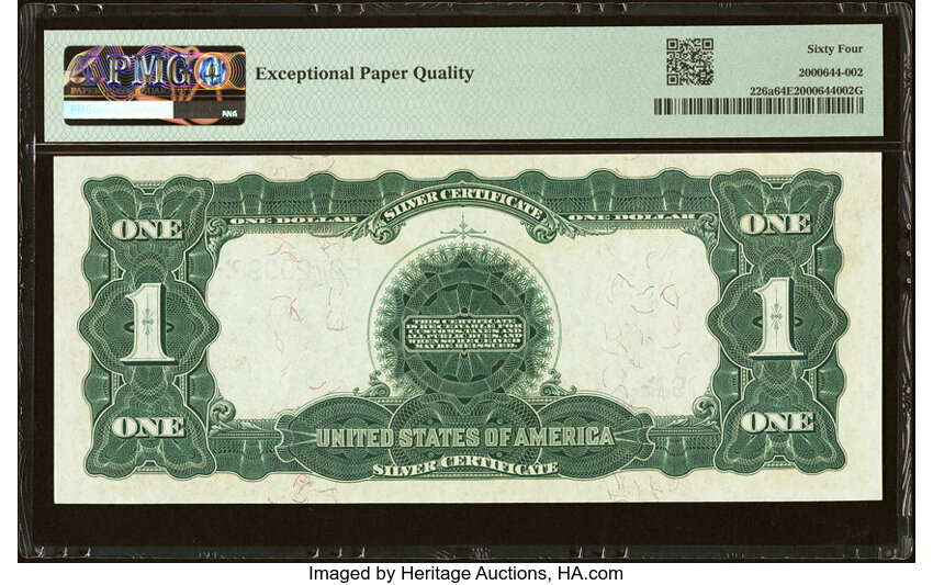 image for: Fr. 226a $1 1899 Silver Certificate PMG Choice Uncirculated 64 EPQ....
