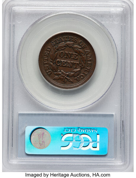 image for: 1851/81 N-3 1c PCGS AU55 BN