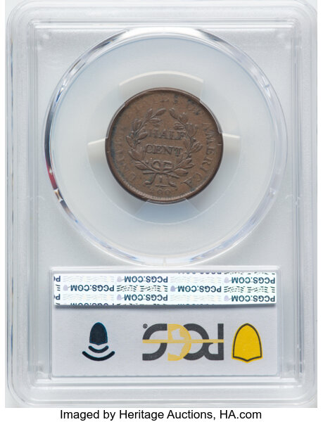 image for: 1807 1/2 C C-1, B-1, R.1, VF20 PCGS.  Mintage 476,000....