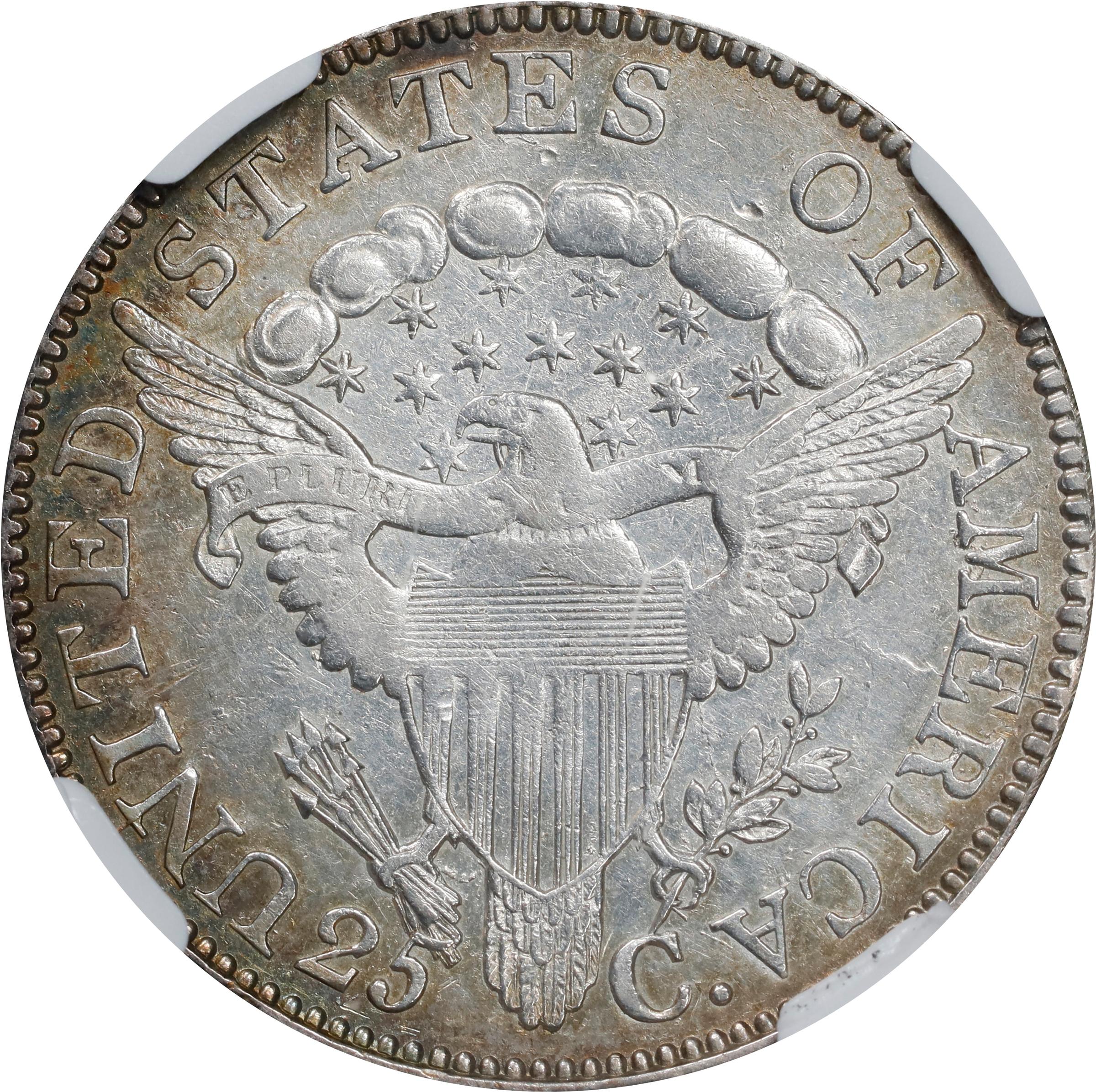 image for: 1806 Draped Bust Quarter. B-7. Rarity-5. EF Details--Polished (NGC).