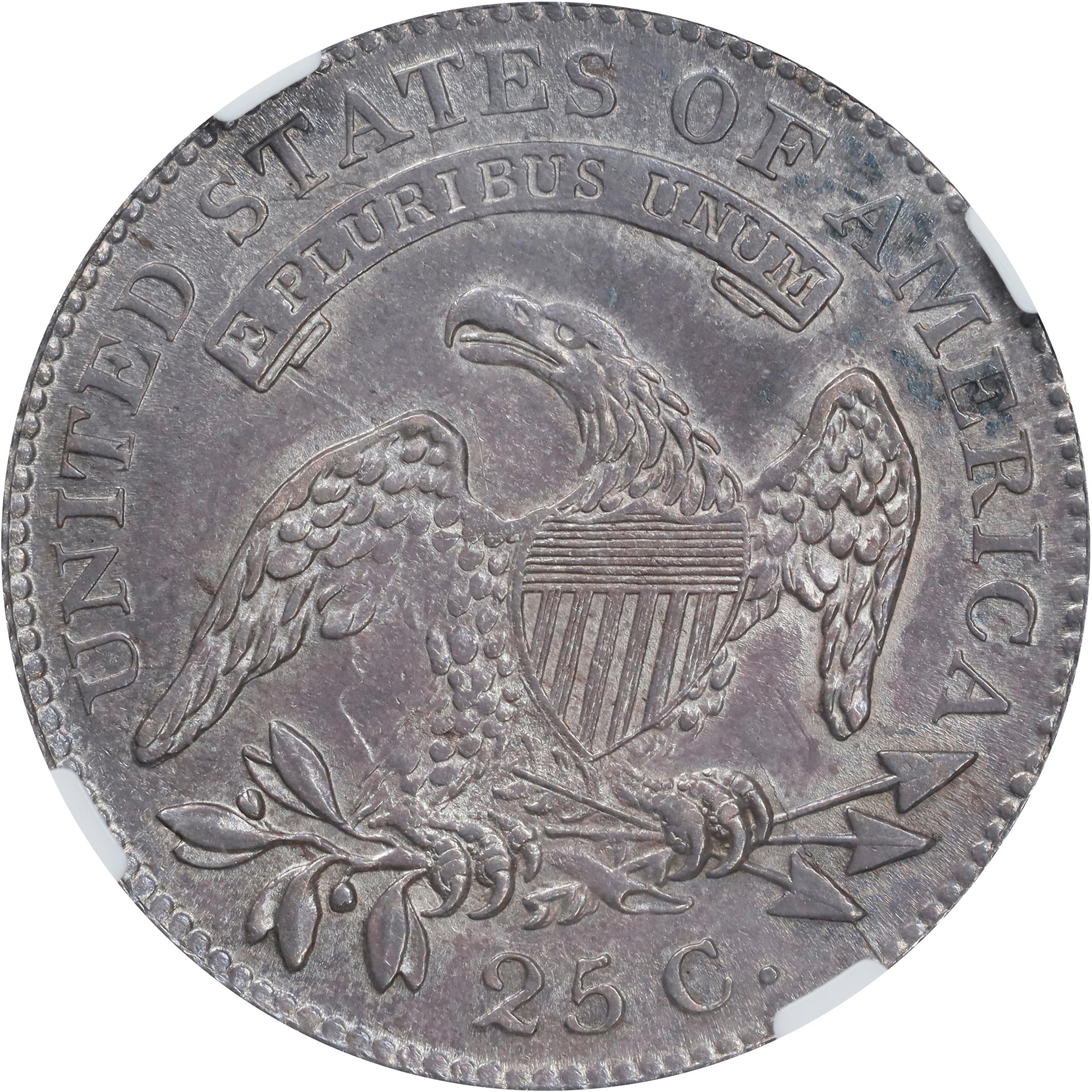 image for: 1818/'5' Capped Bust Quarter. B-3. Rarity-3. AU Details--Improperly Cleaned (NGC).