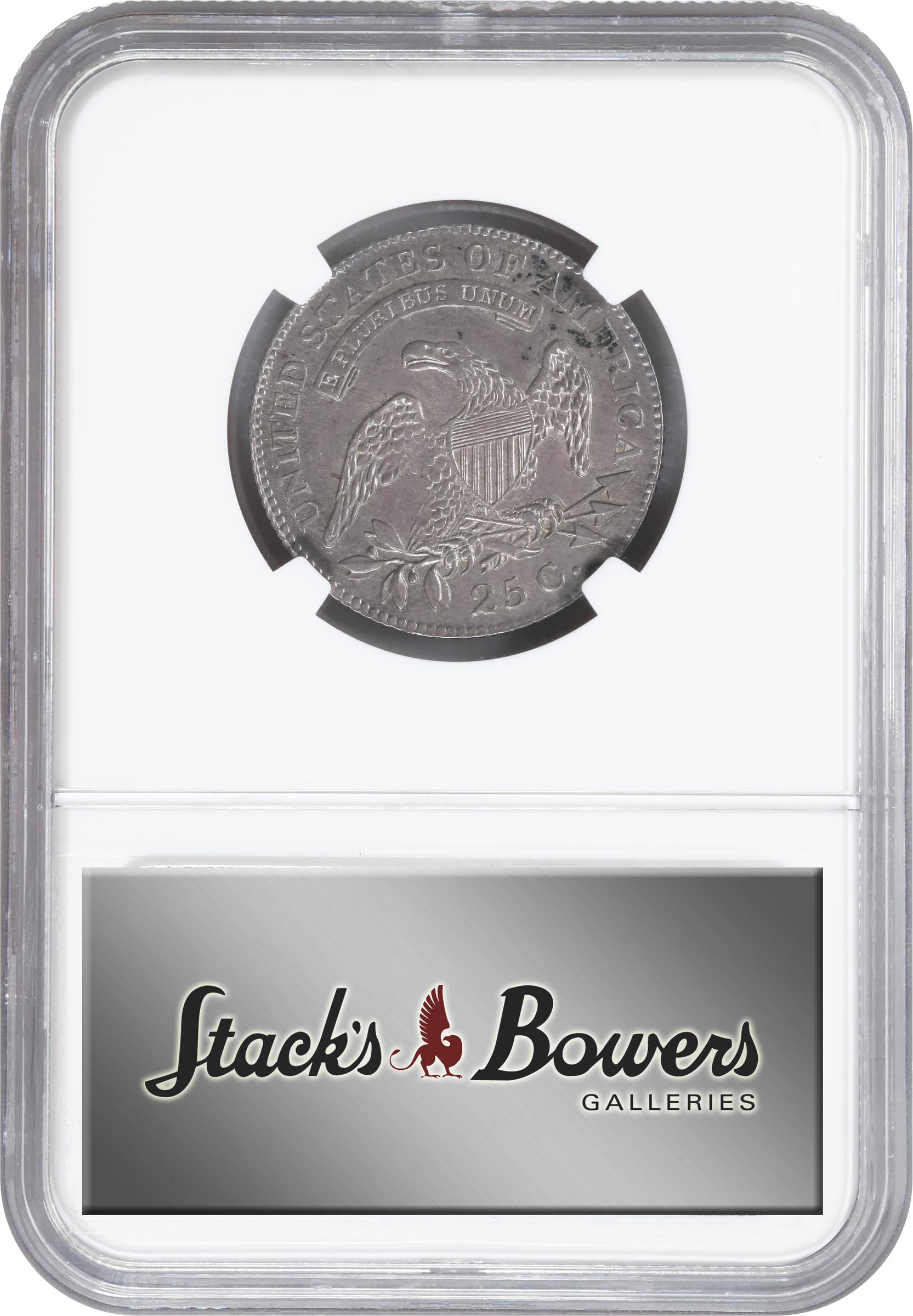 image for: 1818/'5' Capped Bust Quarter. B-3. Rarity-3. AU Details--Improperly Cleaned (NGC).