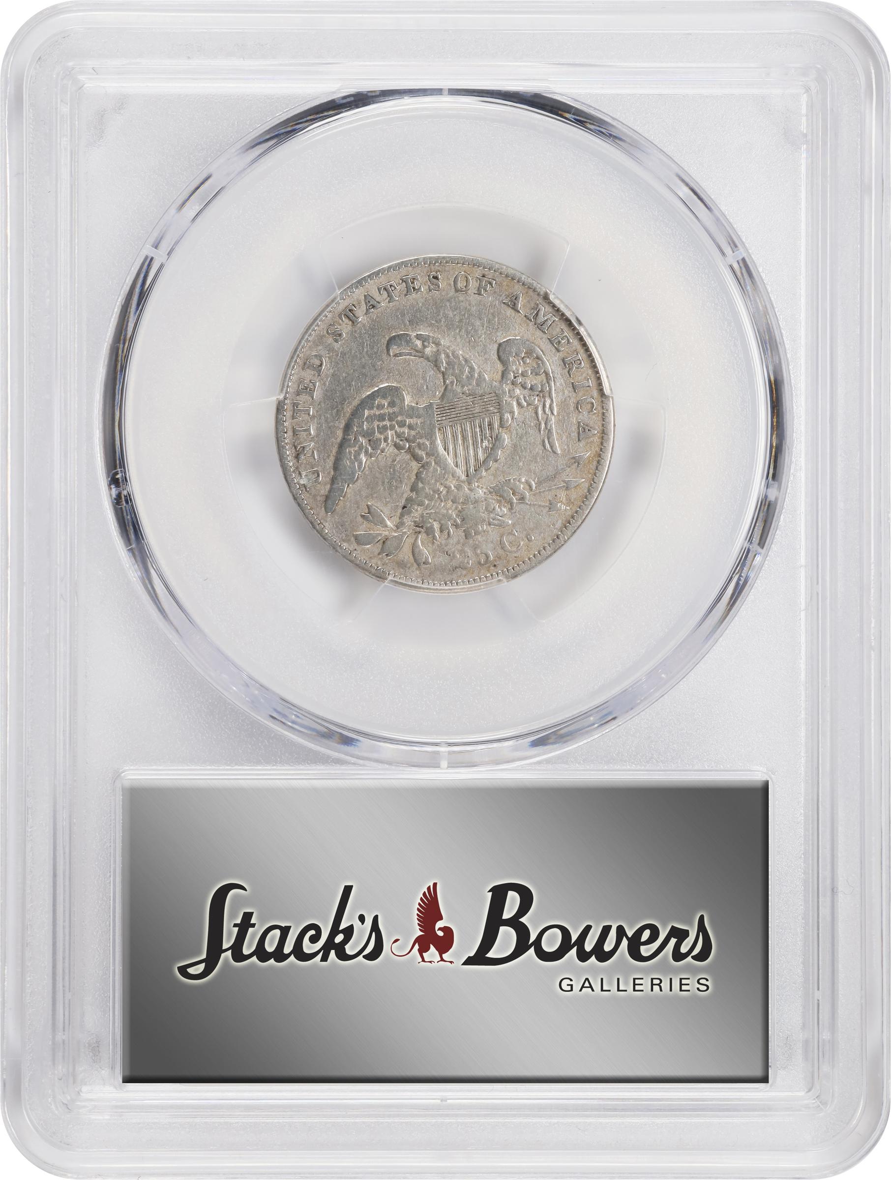 image for: 1836 Capped Bust Quarter. B-5. Rarity-6+. VF Details--Cleaned (PCGS).