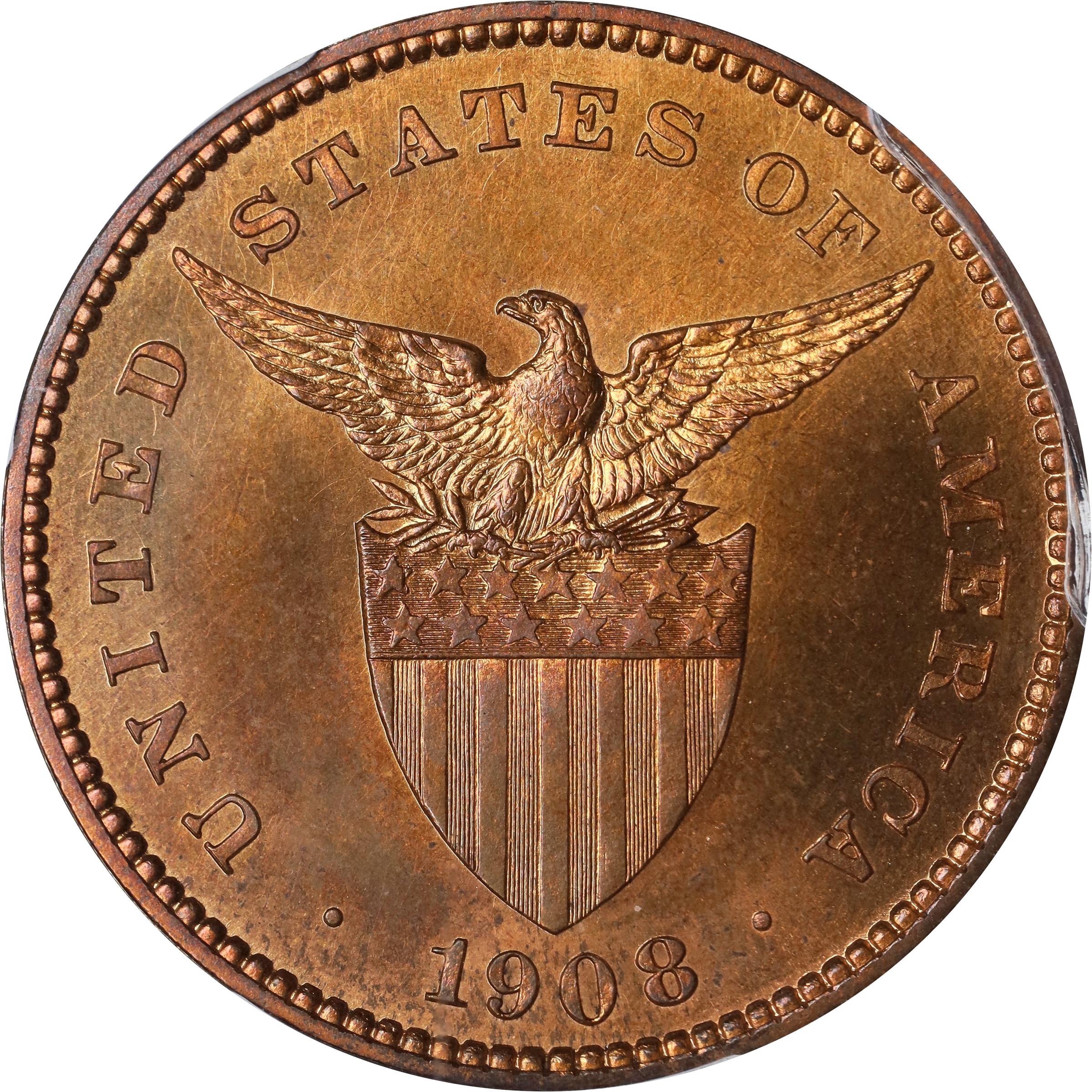 image for: PHILIPPINES. Proof Set (7 Pieces), 1908. Philadelphia Mint. All PCGS Certified.