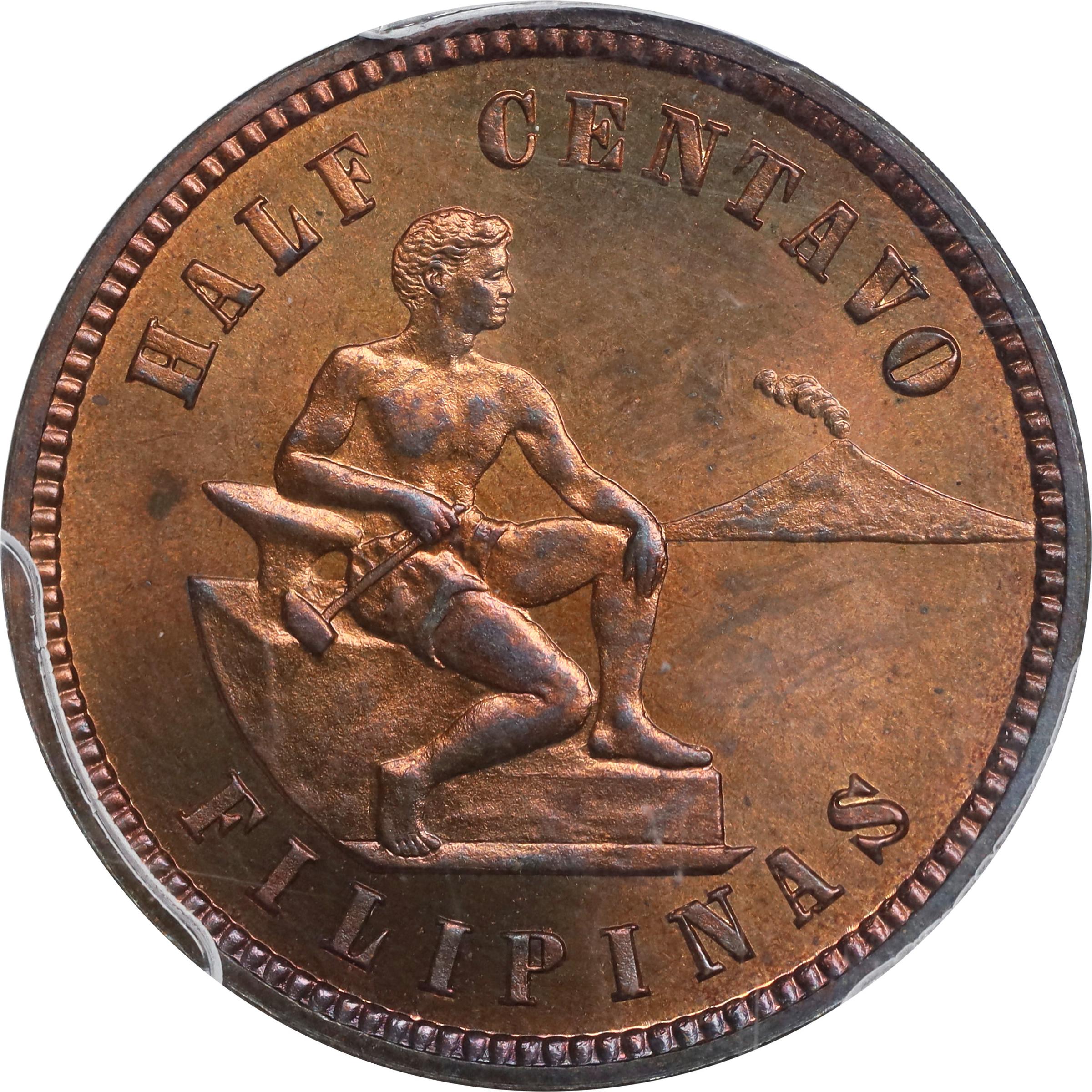 image for: PHILIPPINES. Proof Set (7 Pieces), 1908. Philadelphia Mint. All PCGS Certified.