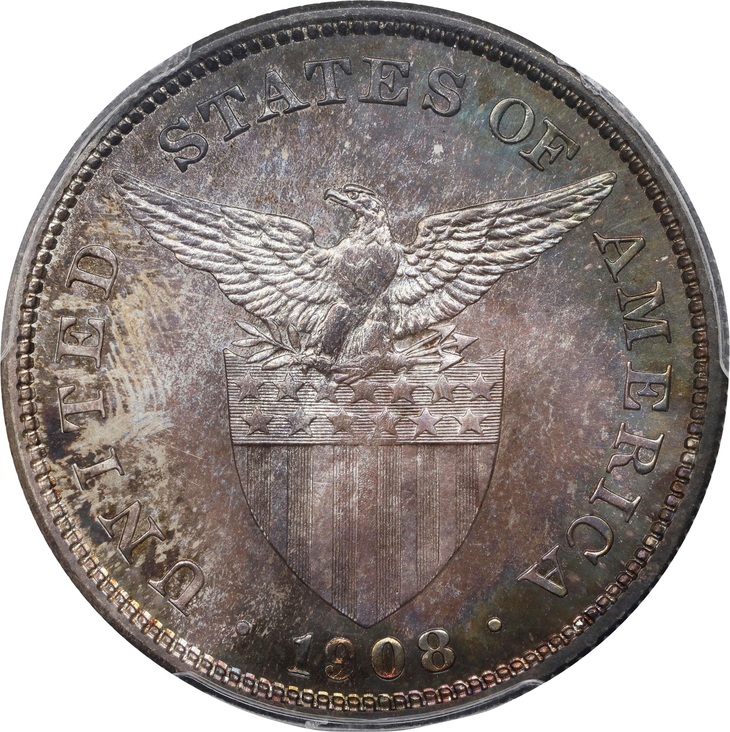 image for: PHILIPPINES. Proof Set (7 Pieces), 1908. Philadelphia Mint. All PCGS Certified.