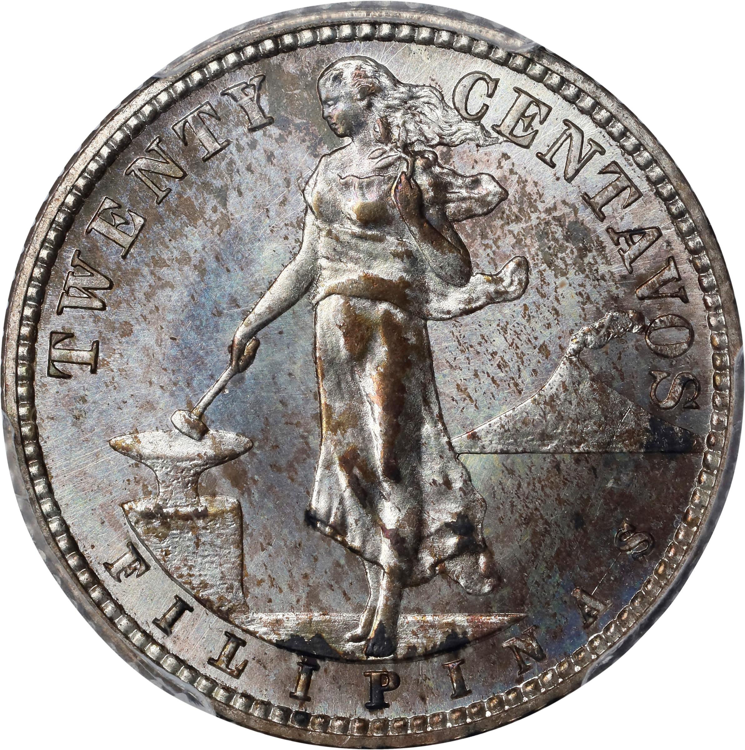 1908 20c U.S. Philippines PR