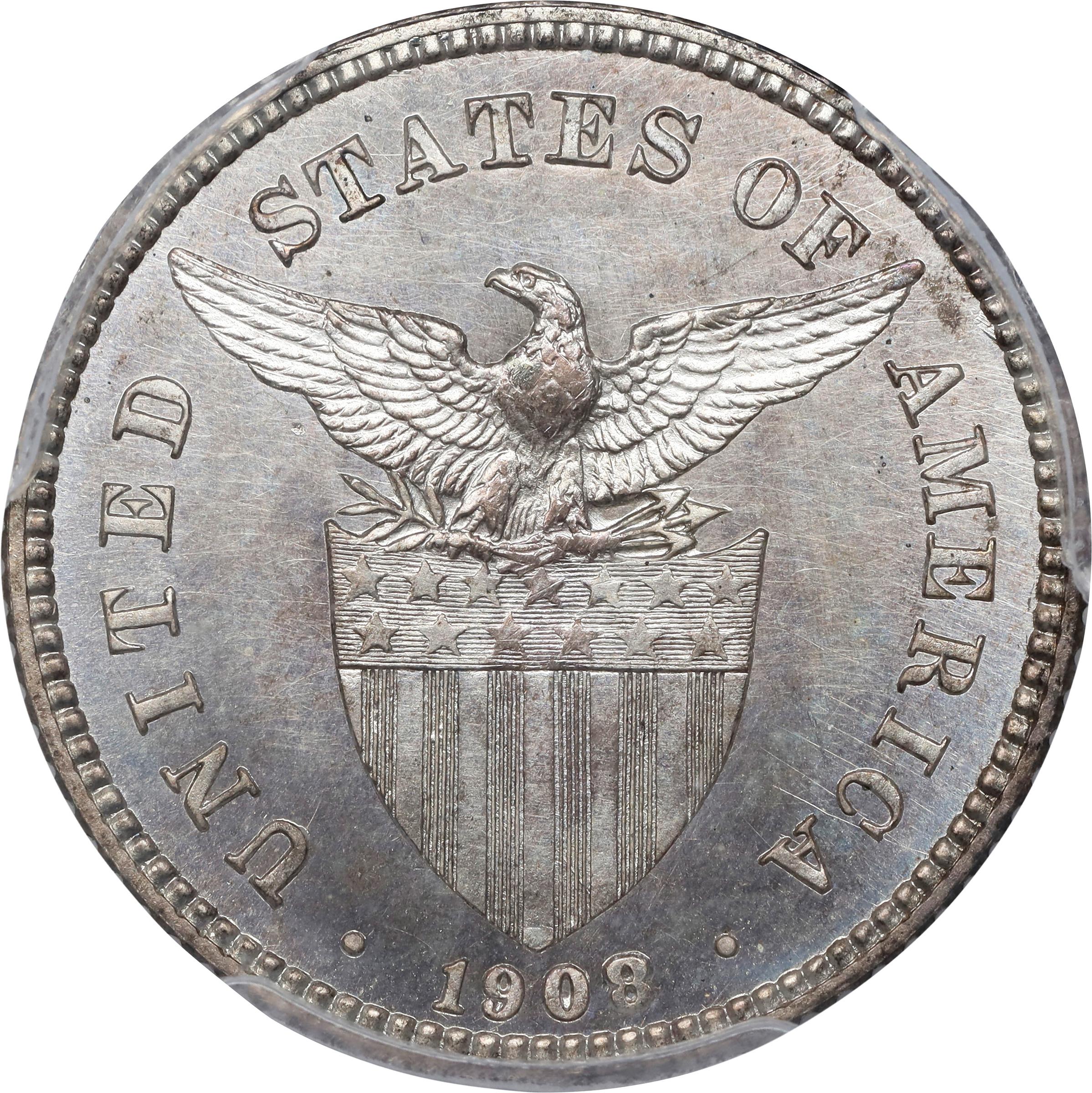 image for: PHILIPPINES. Proof Set (7 Pieces), 1908. Philadelphia Mint. All PCGS Certified.