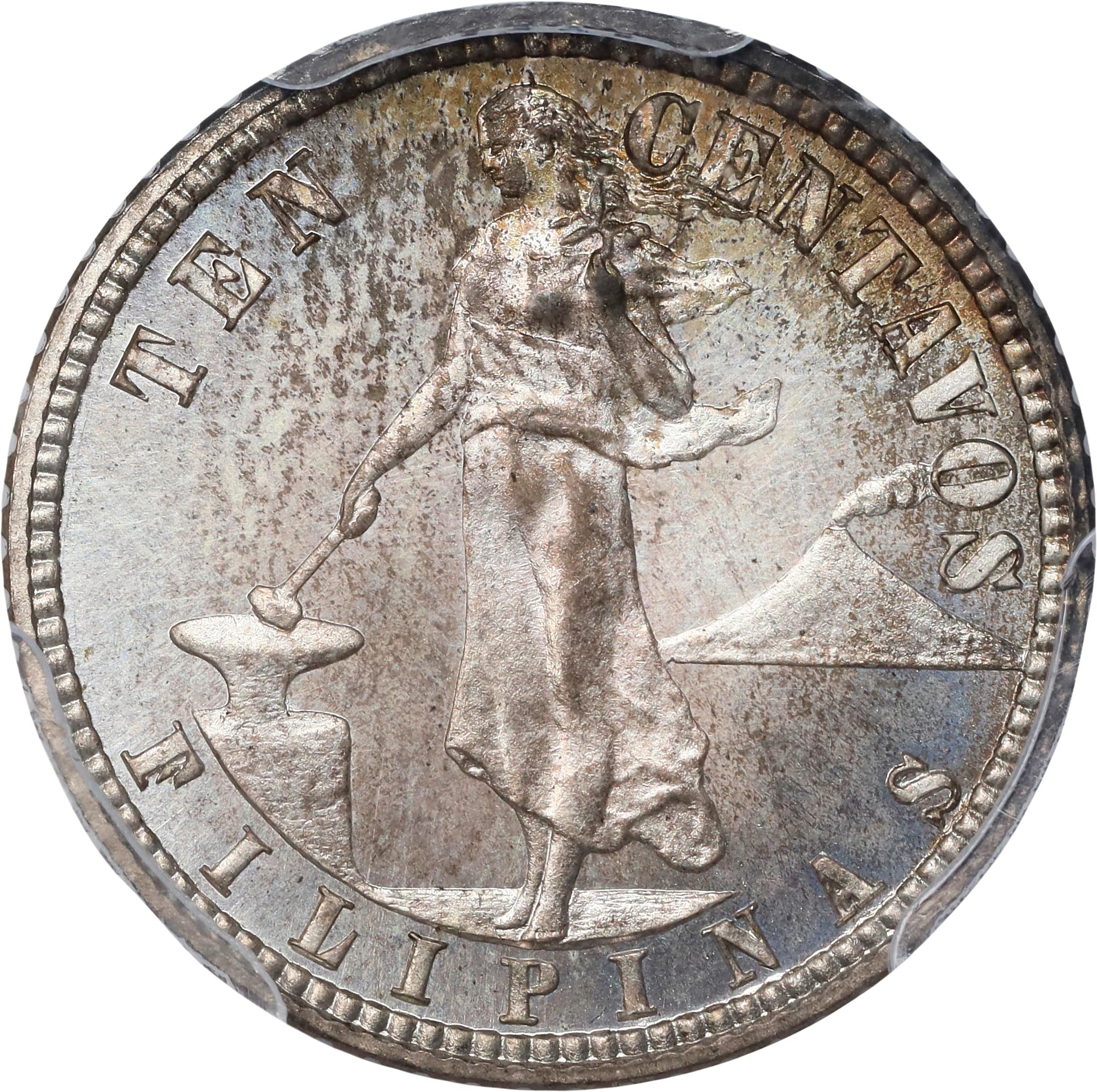 image for: PHILIPPINES. Proof Set (7 Pieces), 1908. Philadelphia Mint. All PCGS Certified.