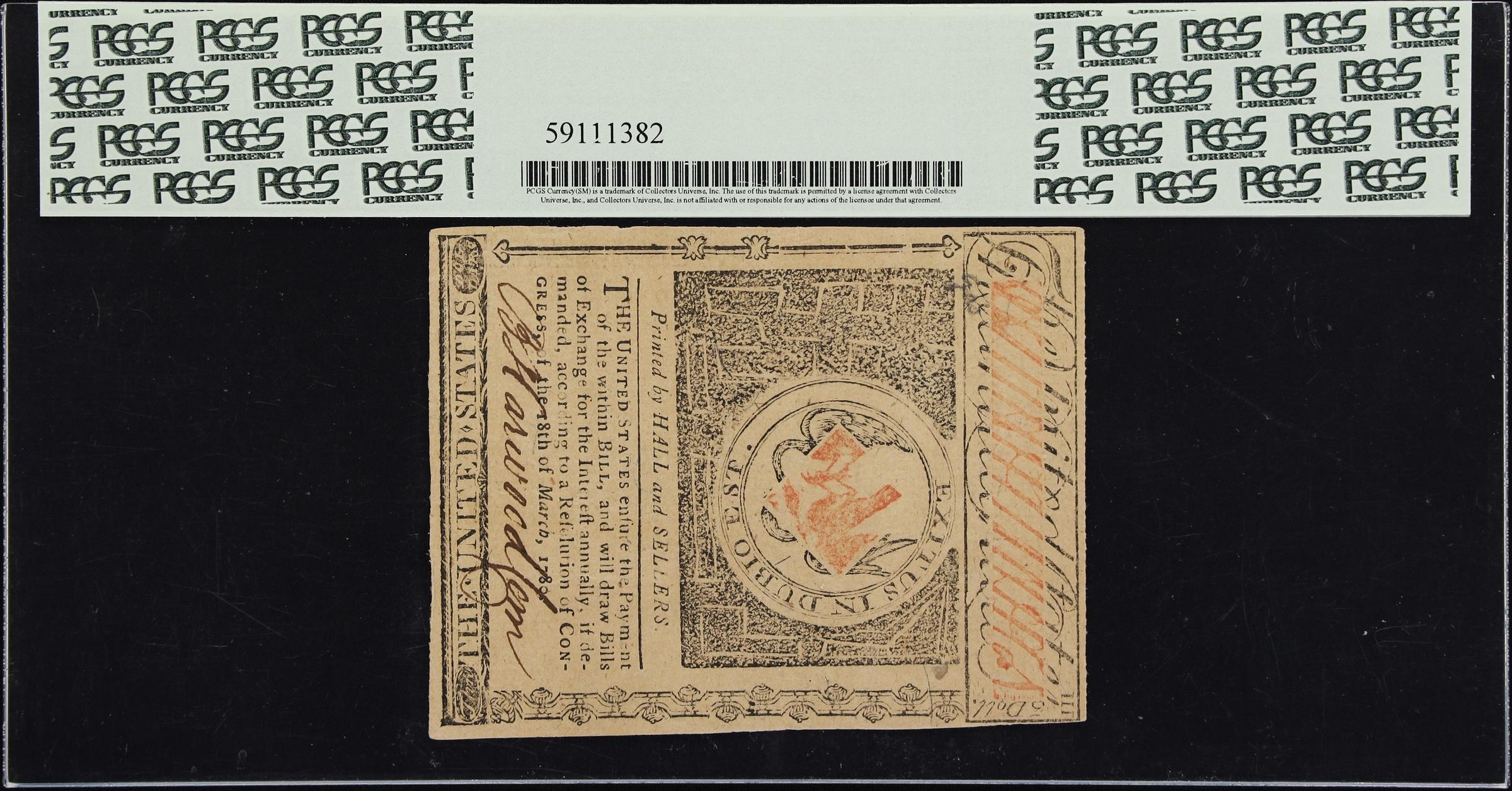 image for: MD-117. Maryland. June 28, 1780. $3. PCGS Currency Choice New 63 PPQ.