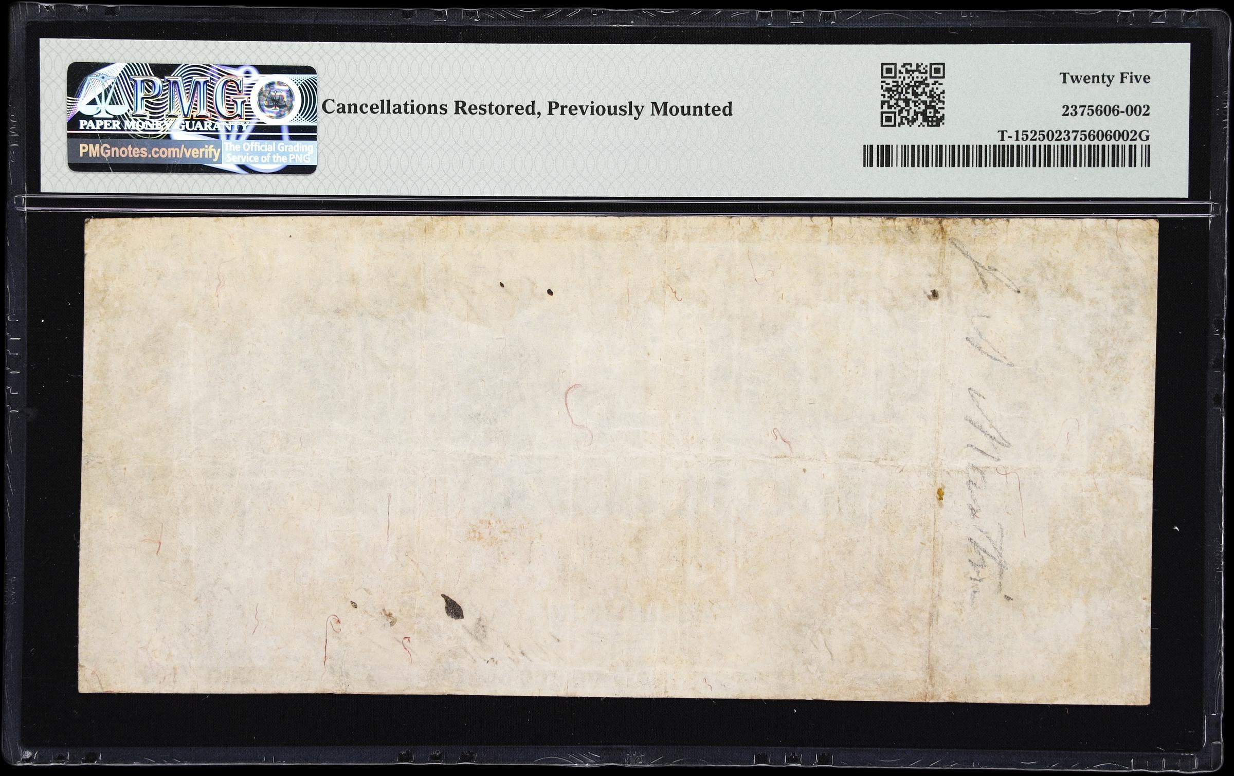 image for: T-15. Confederate Currency. 1861 $50. PMG Very Fine 25.