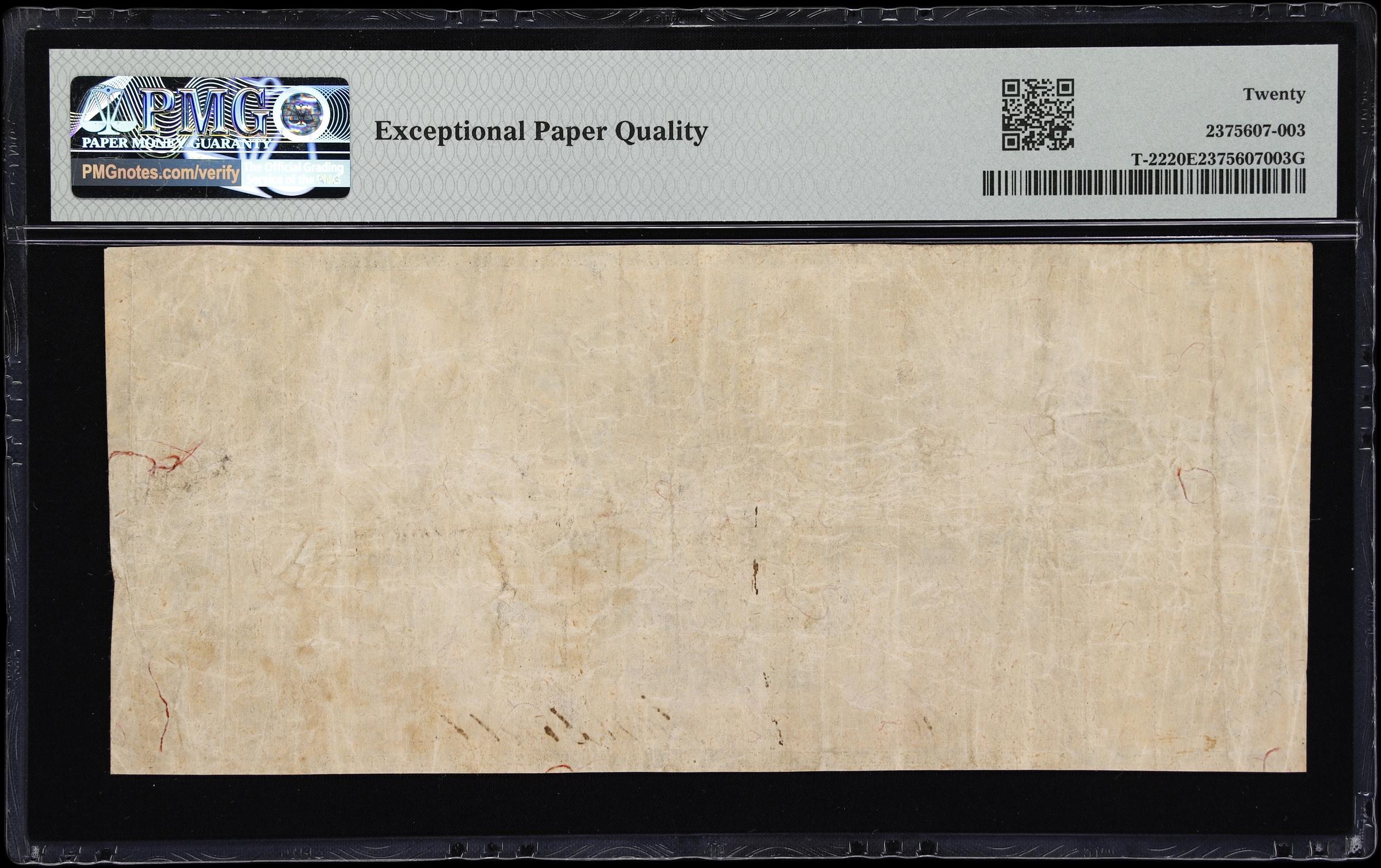 image for: T-22. Confederate Currency. 1861 $10. PMG Very Fine 20 EPQ.