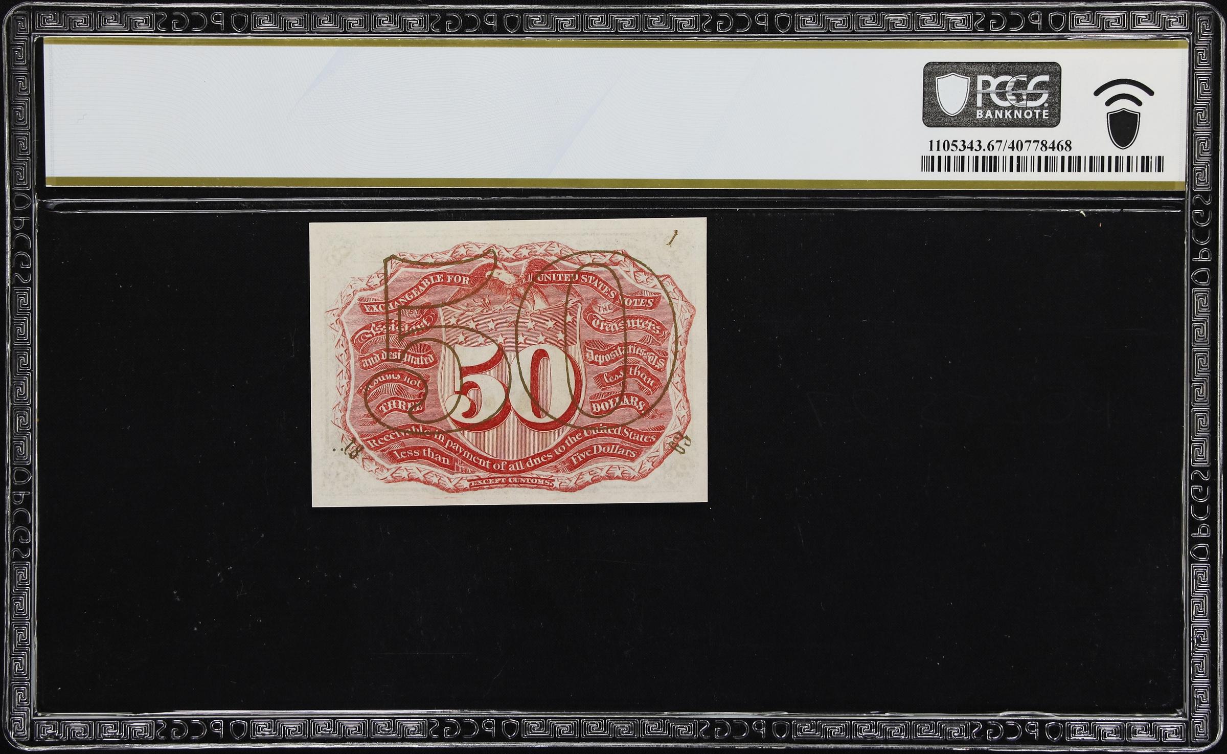 image for: Fr. 1318. 50 Cents. Second Issue. PCGS Banknote Superb Gem Uncirculated 67 PPQ.