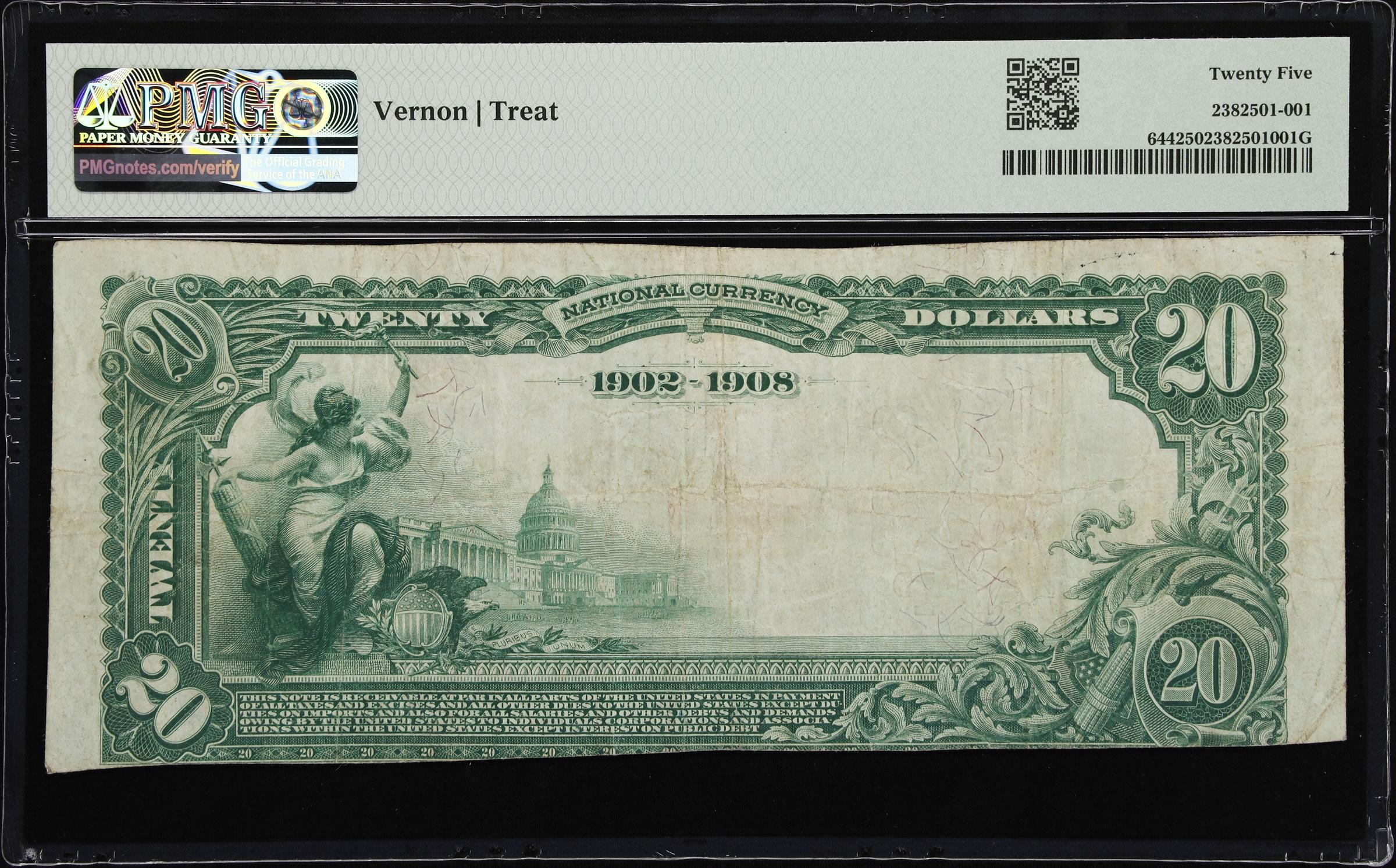 image for: Independence, Oregon. $20 1902 Date Back. Fr. 644. Independence NB. Charter #3979. PMG Very Fine 25.